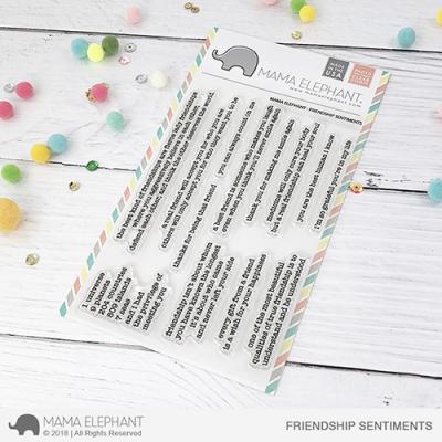 Mama Elephant Stempel Friendship Sentiments